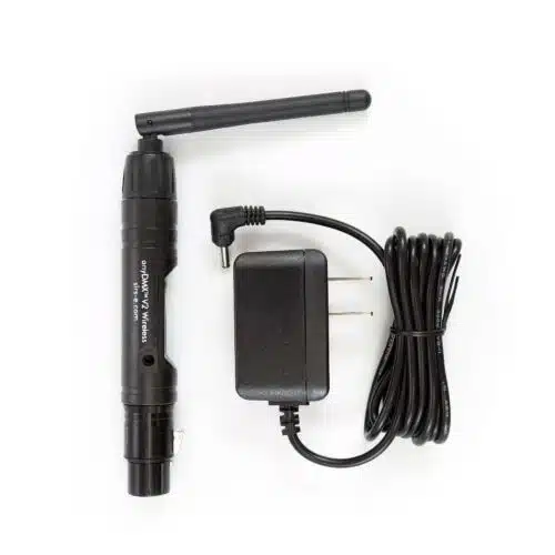 SIRS-E anyDMX V2 Wireless DMX Receiver Female 5 Pin XLR Right Side View