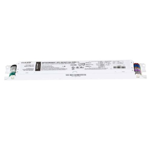 eldoLED *2743YX OPTOTRONIC 50W 347V AC Constant Current 0-10V Dimmable LED Driver, Programmable Linear OTi 50/347/1A4 DIM-1 L (Osram 79676) Top View