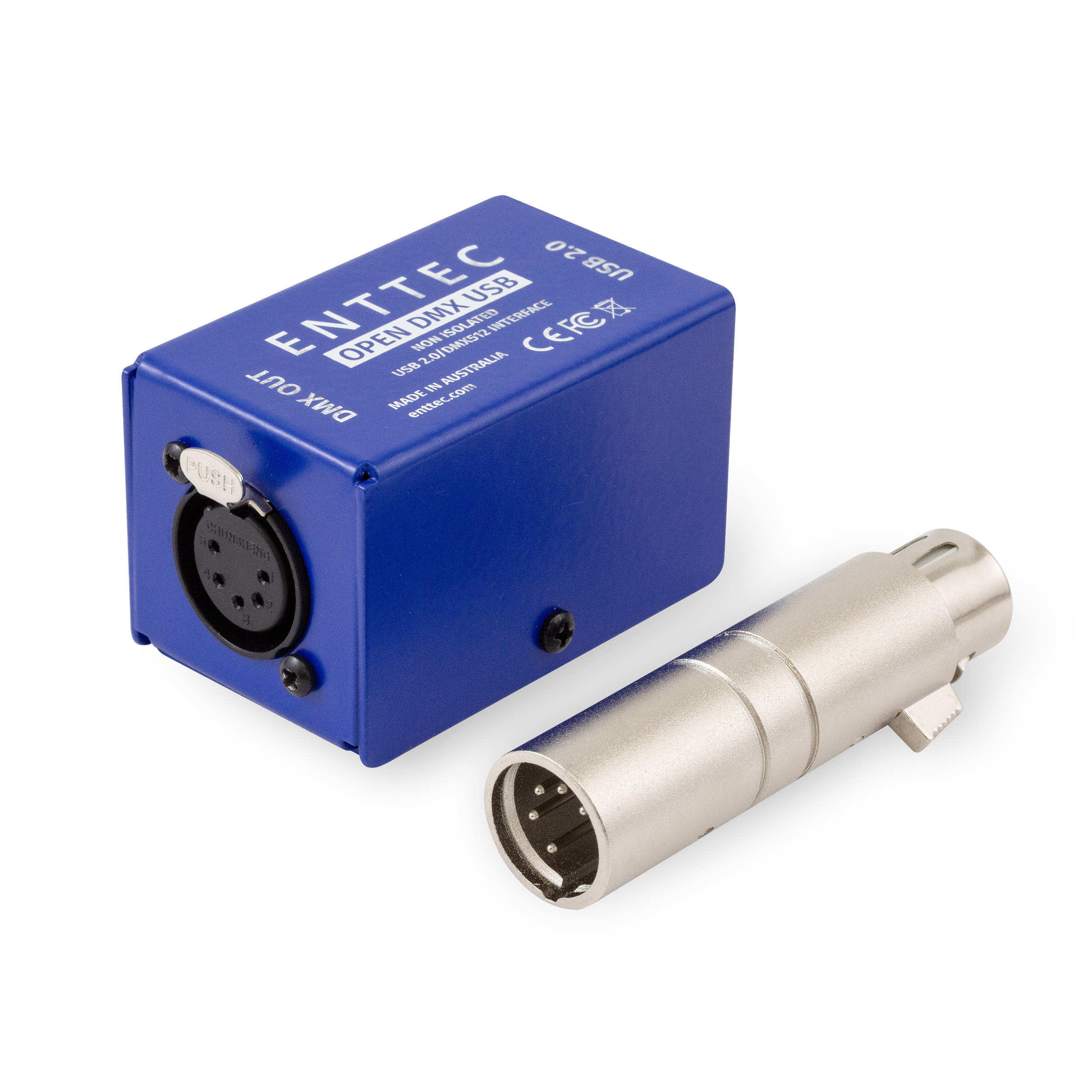 OPEN DMX USB 70303 PC-DMXインターフェース A12 Enttec Open DMX USB 70303 Lighting Interface - SIRS-E® LED