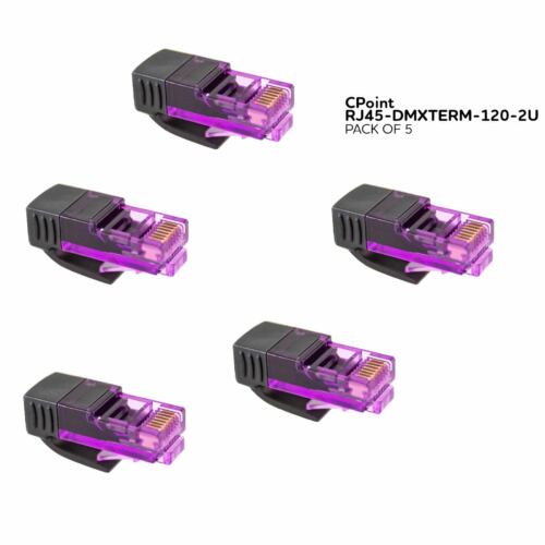 CPoint DMXterminator RJ45 DMX Terminator 120 Ohm 2 Universe RJ45-DMXTERM-120-2U