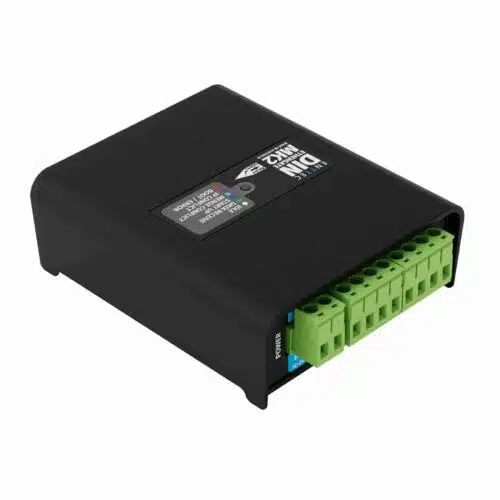 Enttec DIN Ethergate Mk2 POE 71031 2 Universe Bi-Directional Ethernet to Dual DMX RDM Converter Top View