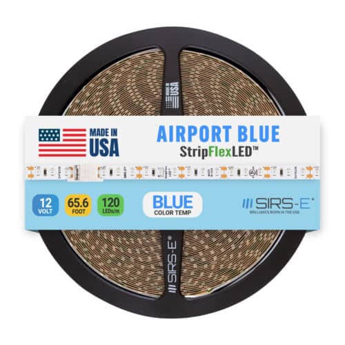 12V 65ft 120 StripFlexLED Airport Blue