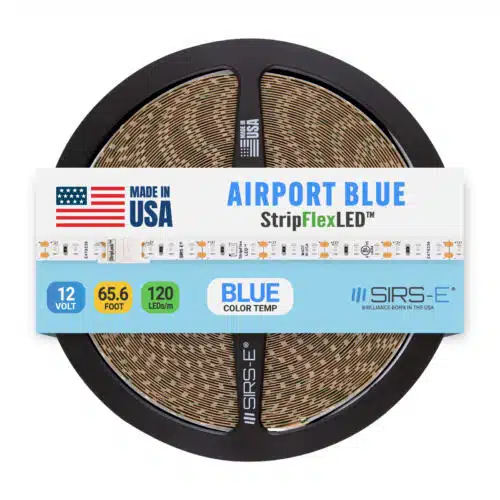 12V 65ft 120 StripFlexLED Airport Blue