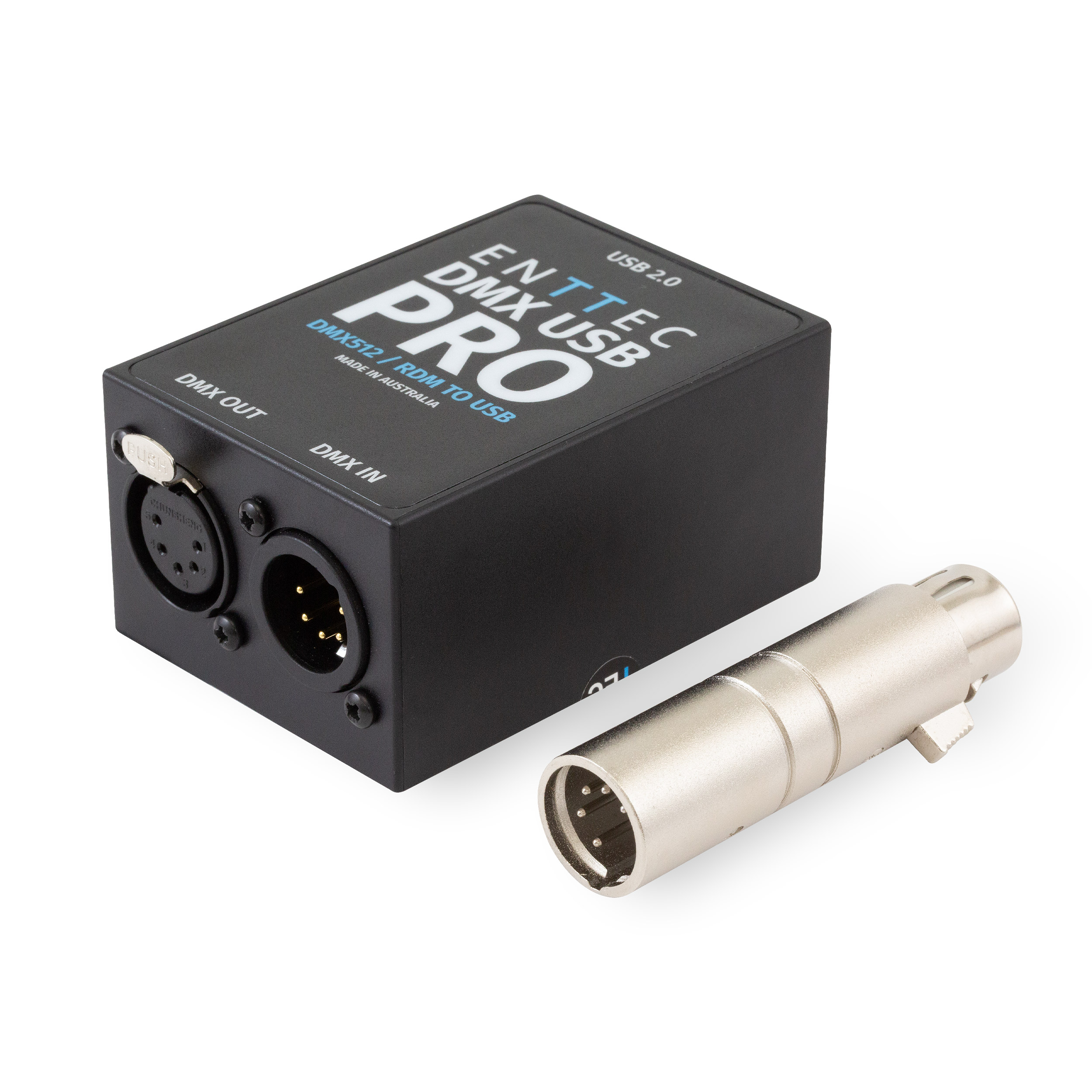 ENTTEC DMX USB PRO (ケース付き) ENTTEC DMX USB Pro 512-channel USB DMX Interface Reviews | Sweetwater