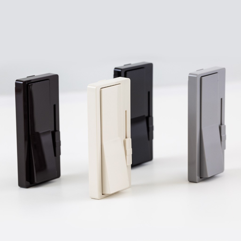 diodeLED SWITCHEX+R1 Black, Brown, Gray or Light Almond Faceplate Only (2-Pack)
