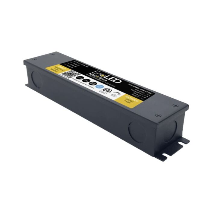 NanoDrive 96W 24VDC 0-10V Dimmable CV LED Driver