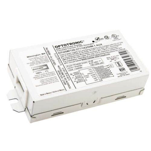 Optotronic OTi 25W 120-277 1A2 DIM-1 AUX Constant Current Dimmable Compact LED Driver (*2743W0 / 57349)