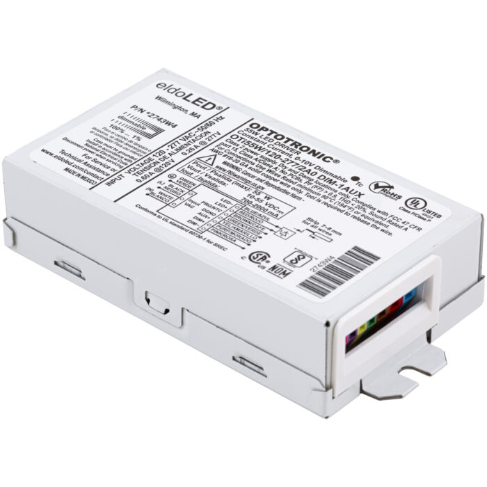 OPTOTRONIC OTi 55W 120-277 2A0 DIM-1 AUX Constant Current Programmable Compact LED Driver (*2743W4 / 57357)