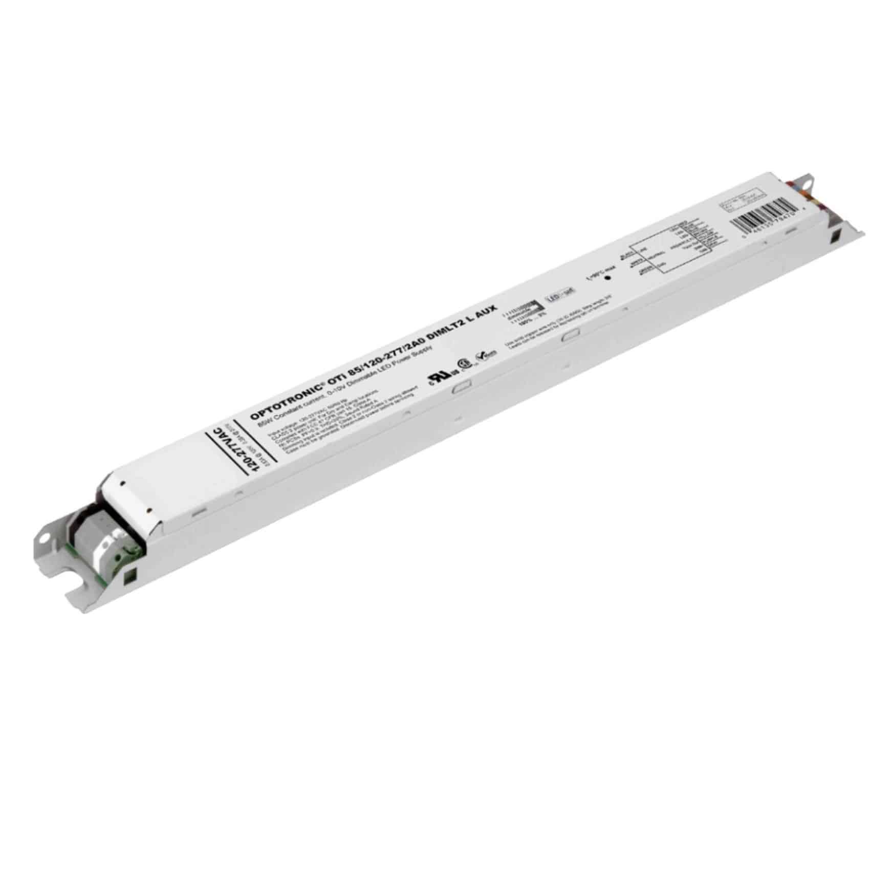 OPTOTRONIC OTi 85W 120-277 2A3 DIM-1 L HB AUX CC Programmable Linear LED Driver (*274A1S / 57425)