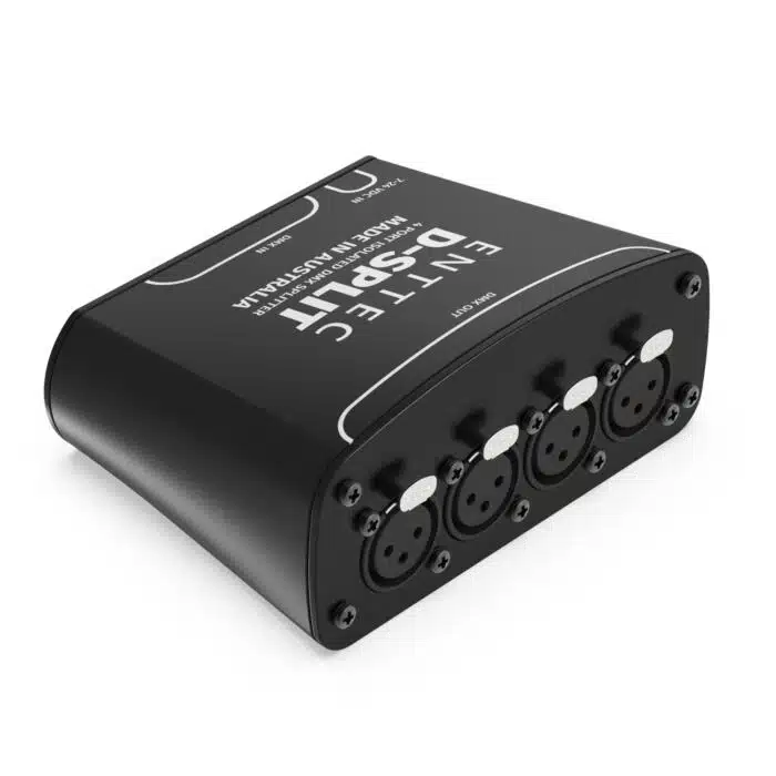Enttec D-Split 70574, 4 Port DMX Isolated Splitter/Repeater (4 x 3-Pin)