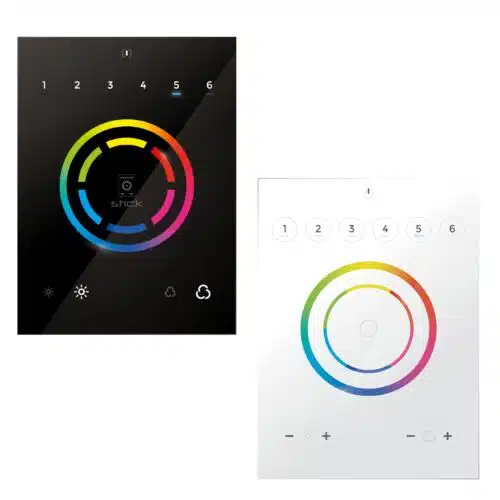Nicolaudie STICK-CW4 Wall Mount LED Lighting Controller, 36 Scenes, 1 Zone, 1024 DMX Channels