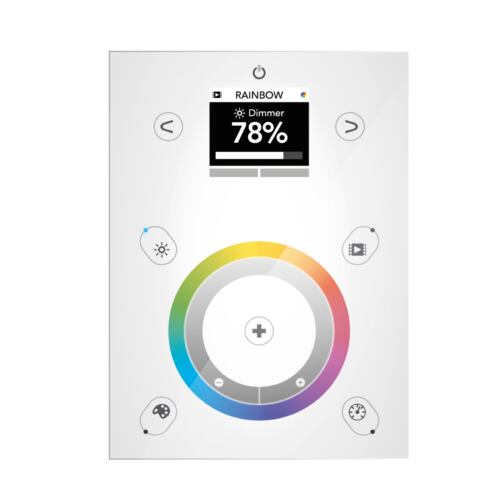 Nicolaudie STICK-DE3 Wall Mount LED Lighting Controller, 500 Scenes, 10 Zones, 1024 DMX Channels