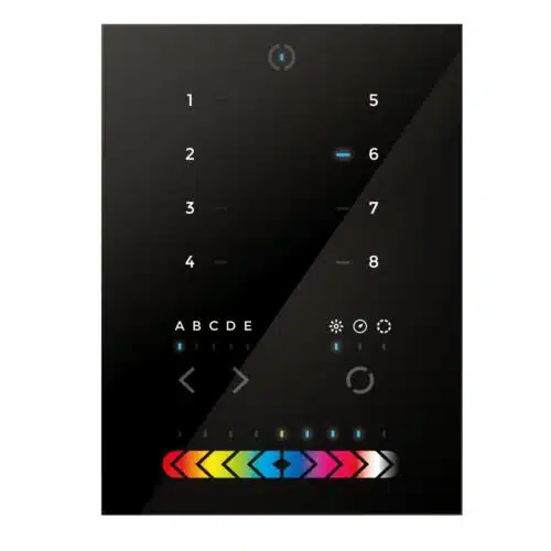 Nicolaudie STICK-KE2 Wall Mount LED Lighting Controller, 200 Scenes, 5 Zones, 1024 DMX Channels