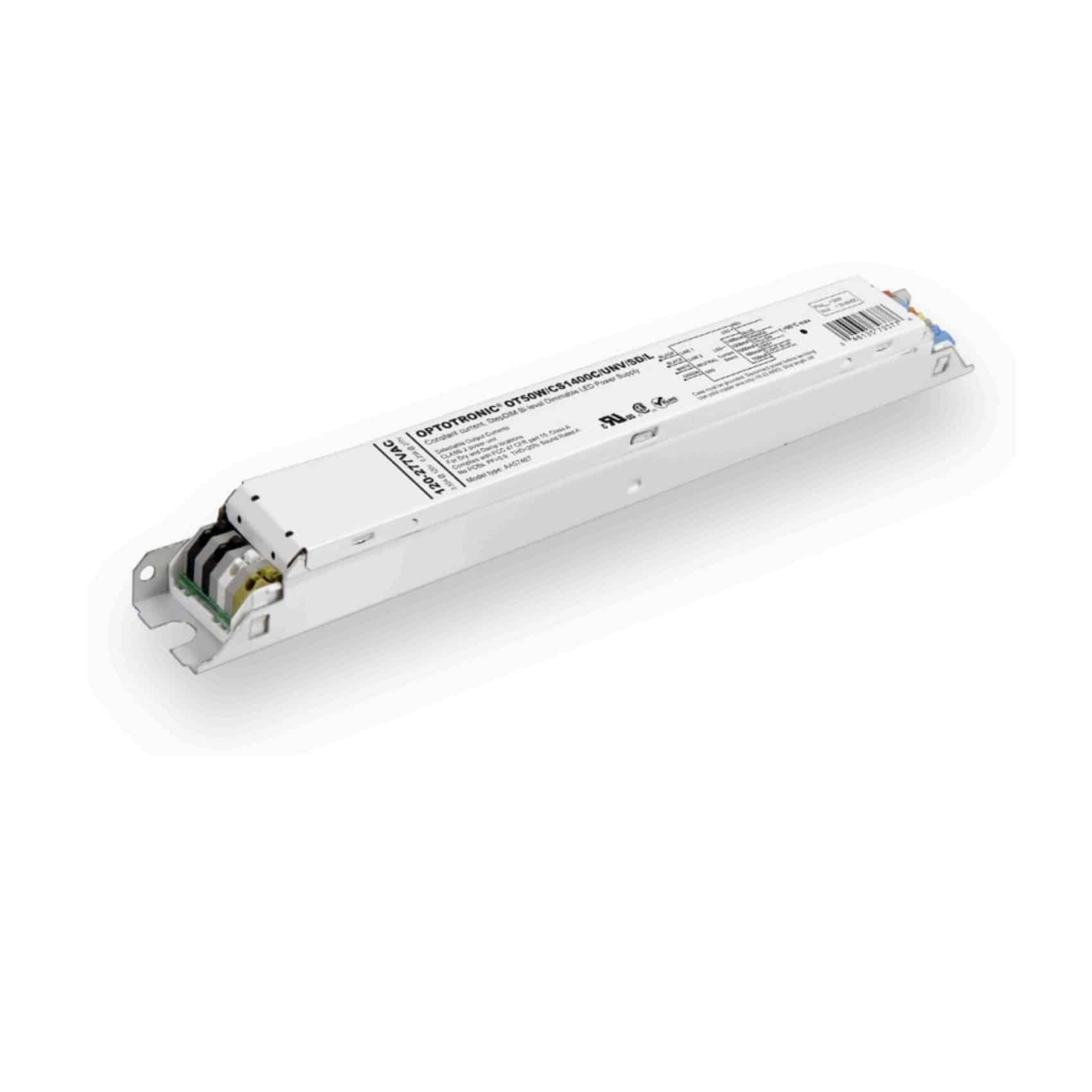 OPTOTRONIC OT 50W CS1400C UNV SD L CC Current Select Step-Dim Linear LED Driver (*2743YR / 79377)