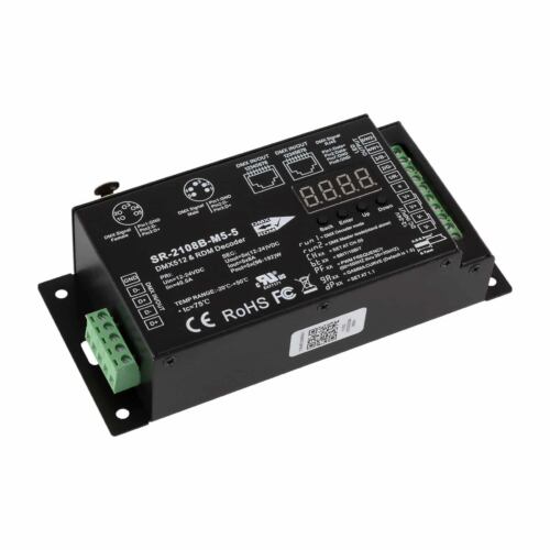 SIRS-E 5-Channel DMX RDM Decoder RGB/RGB (Open Box)